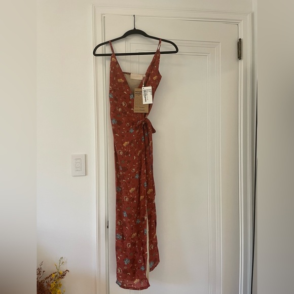 Madewell x Reistor Strappy Wrap Dress - Picture 3 of 5